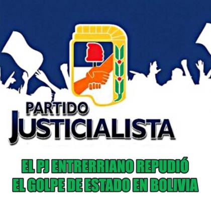 PJ Entre Ríos: en Bolivia se impuso un “revanchismo racista”