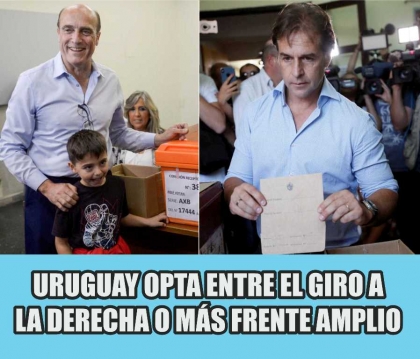 Elecciones en Uruguay: final cabeza a cabeza entre el Frente Amplio y la centroderecha y no se conoce al ganador