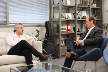Gustavo Bordet abordó con Alberto Fernández una agenda de temas prioritarios para Entre Ríos