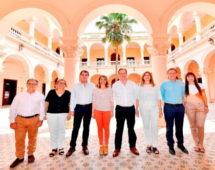 Gustavo Bordet anunció el renovado gabinete de ministros