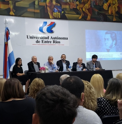 Busti y Lauritto presentaron en Paraná la comisión de reivindicación histórica de Pancho Ramírez