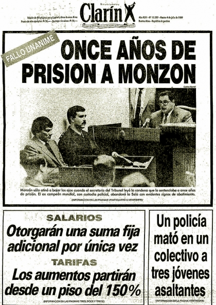 Se cumplen 25 años de la muerte de Carlos Monzón