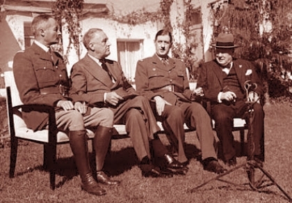 Conferencia de Casablanca entre Roosevelt, Churchill y De Gaulle