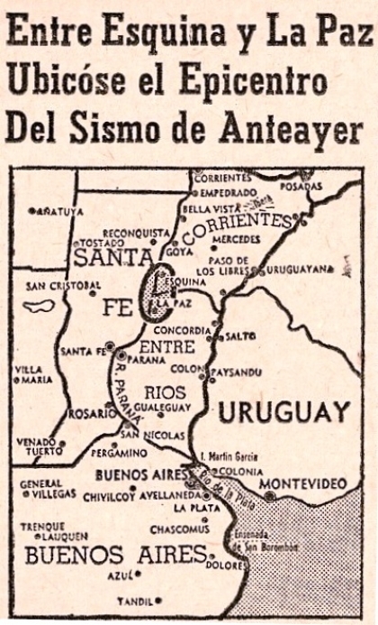 Terremoto de 1948 en Entre Ríos