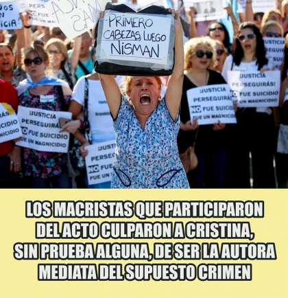 La política macrista en torno a la muerte de Nisman