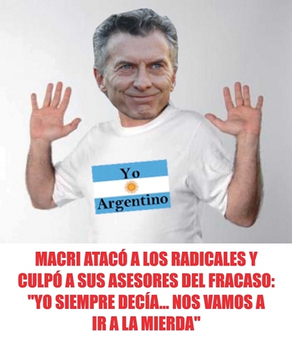 Macri atacó a los radicales y culpó a sus asesores del fracaso: 