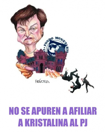 No se apuren a afiliar a Kristalina Georgieva al PJ