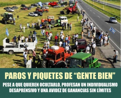 Comienza el lockout patronal de los sojeros macristas