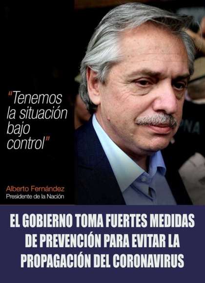 El Gobierno toma fuertes medidas de prevención para evitar la propagación del coronavirus