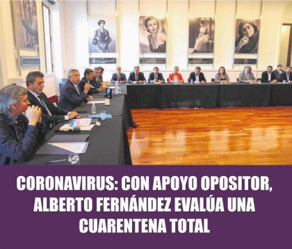 En el Gobierno no descartan una cuarentena total si el coronavirus se expande