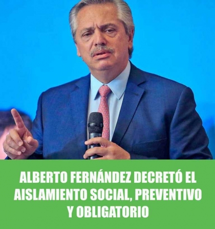 Aislamiento social, preventivo y obligatorio