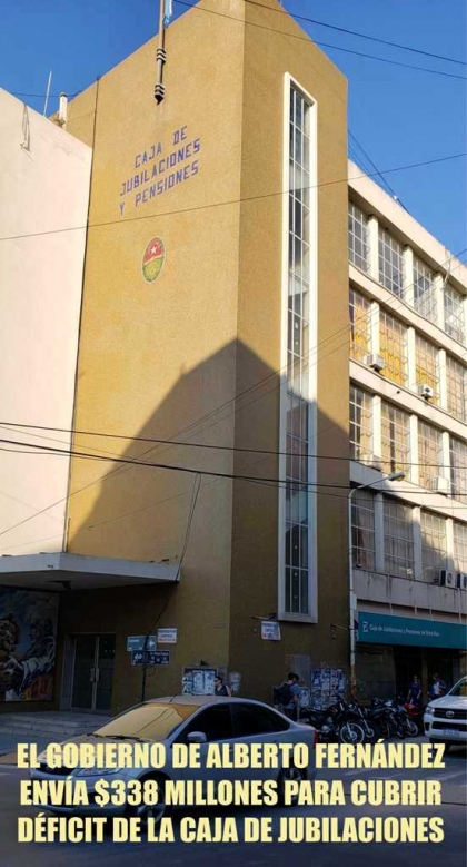 El gobierno de Alberto Fernández envía $338 millones para cubrir déficit de la Caja de Jubilaciones