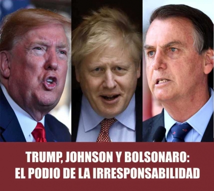 Trump, Bolsonaro y Johnson: el eje de la peste de la maldad