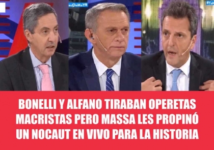 Sergio Massa dejó en ridículo a conductores ultra macristas de TN