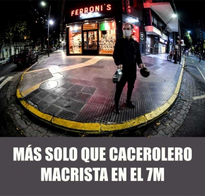 Rotundo fracaso del cacerolazo impulsado por trolls macristas contra el Gobierno de Alberto