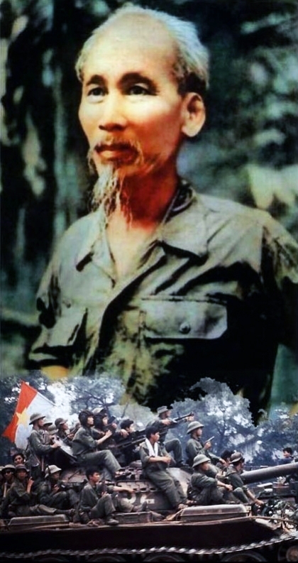 Tú siempre marchas con nosotros, tío Ho