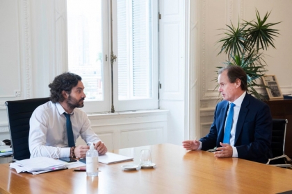 Gustavo Bordet y Santiago Cafiero avanzaron en el financiamiento de obras estratégicas para Entre Ríos