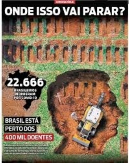 Brasil: Durísima portada de un diario contra el estúpido Jair Bolsonaro