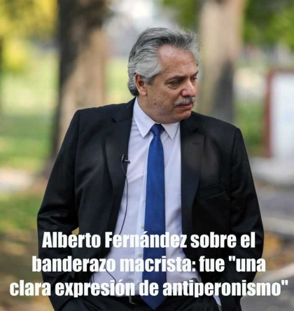 Alberto Fernández sobre el banderazo del macrismo gurka: fue 
