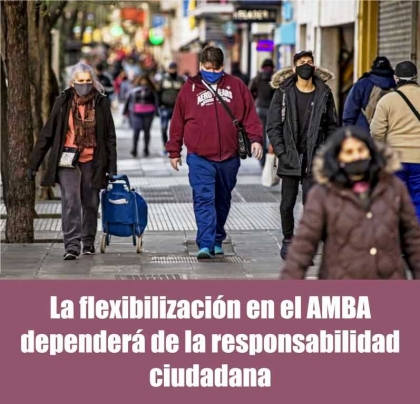 La flexibilización en el AMBA dependerá de la responsabilidad ciudadana