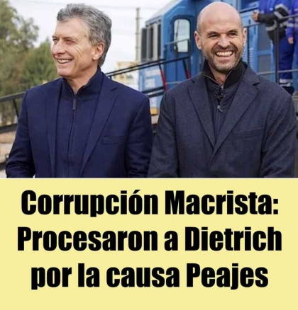 Causa Peajes: Guillermo Dietrich fue procesado por administración fraudulenta