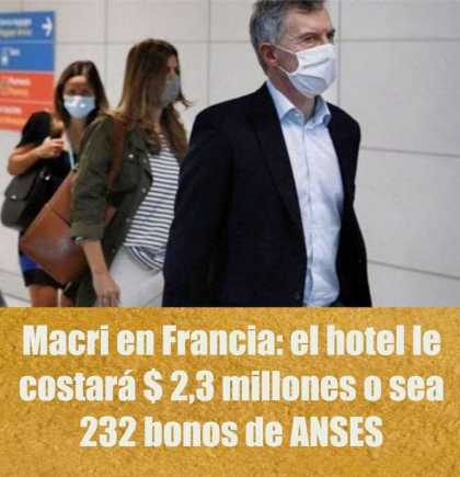Ah bueno... Macri al llegar a París acusó al peronismo de quitarle la libertad