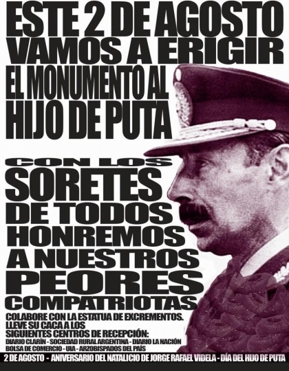 Nueva fecha patria: Día del Hijo de Puta