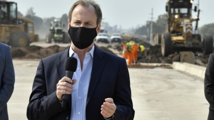 Gustavo Bordet: La obra de la Ruta 18 es trascendental para Entre Ríos