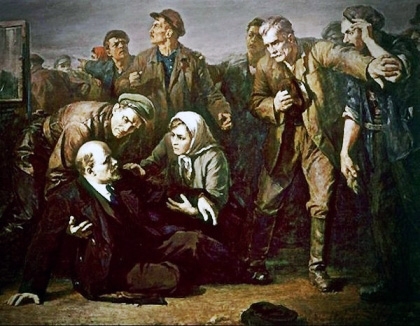 Lenin es víctima de un atentado