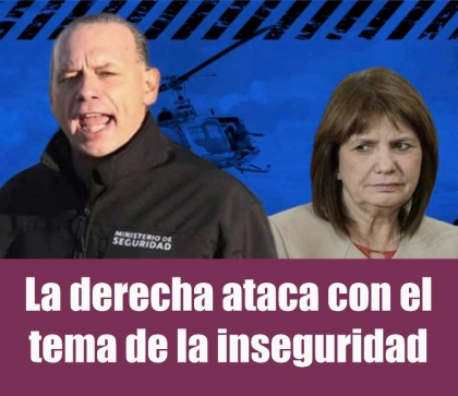 La derecha ataca con el tema de la inseguridad