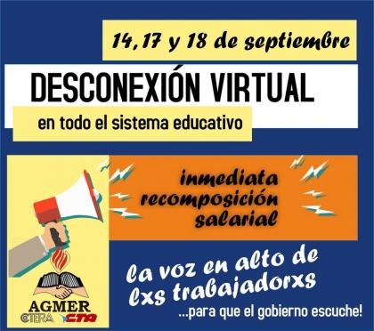 Continúa el plan de lucha docente