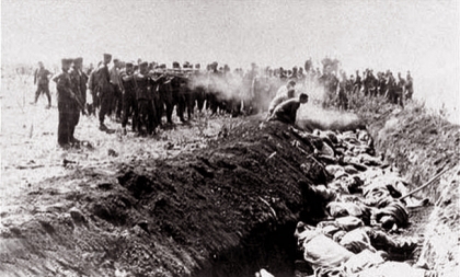 En el Rosh Hashaná, las SS nazis asesinan a todos los judíos de Vinnytsia (Ucrania)