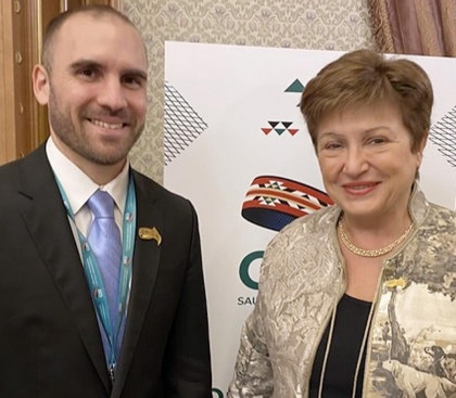 Kristalina Georgieva cambia los interlocutores con la Argentina