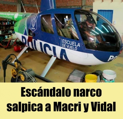 Helicóptero de un amigo de Macri apareció en un caso de narcotráfico en Paraguay