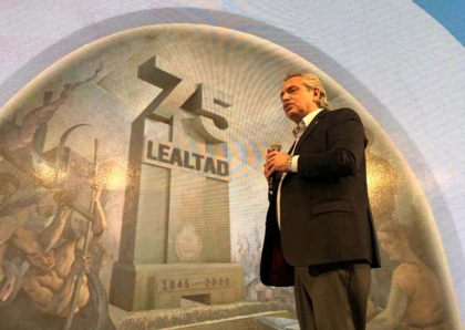 Alberto Fernández en el Día de la Lealtad: Acá no hay odios, acá hay ganas de poner de pie a la Argentina