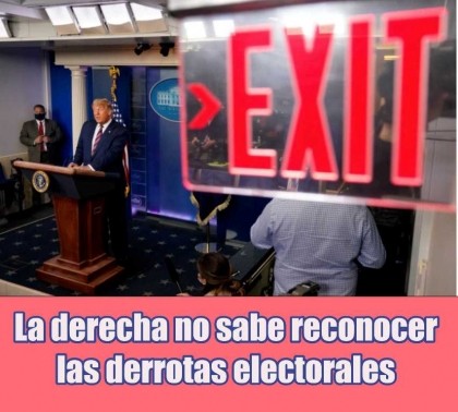 Trump no reconoce la derrota, asegura que ganó y denuncia fraude sin presentar ninguna prueba