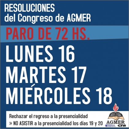 Los docentes inician paro desde hoy hasta el miércoles incluido: reclaman paritarias