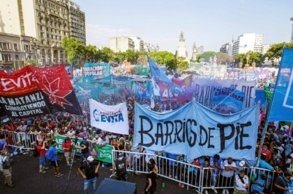 Día del Militante: una multitud apoyó a Alberto con un caravanazo en todo el país