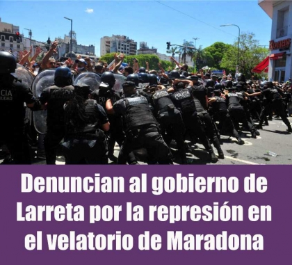 Represión en el velatorio de Maradona: la acusación de la Nación y las excusas del gobierno porteño