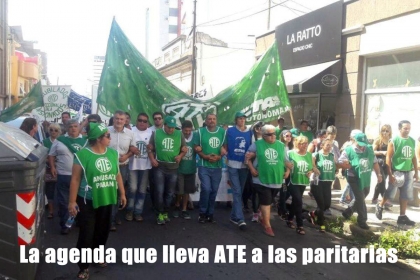 La agenda que lleva ATE a las paritarias