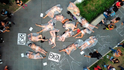 Masiva manifestación para pedir justicia por el femicidio de Úrsula Bahillo