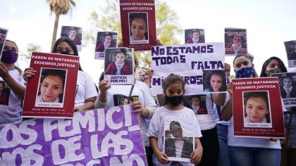 Masiva manifestación para pedir justicia por el femicidio de Úrsula Bahillo