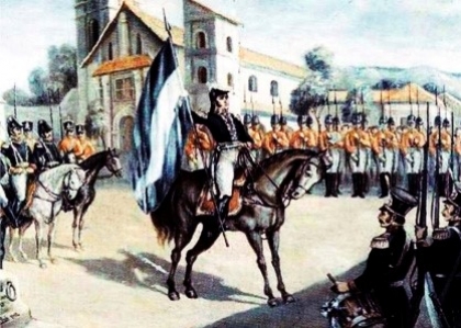 Azul y Blanca es la bandera de la Patria mía