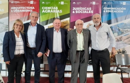Atilio Benedetti y Fabián Rogel se muestran juntos