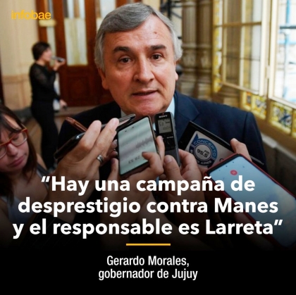 Gerardo Morales responsabilizó a Larreta por los ataques contra Manes