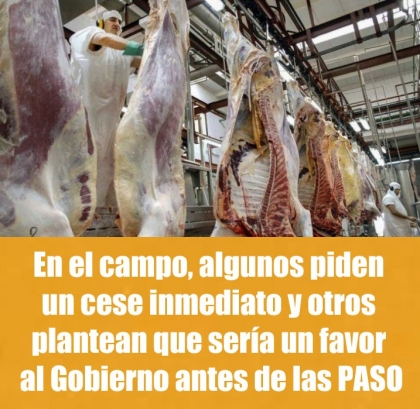 En el campo, algunos piden un cese inmediato y otros plantean que sería un favor al Gobierno antes de las PASO