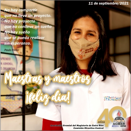 ¡Feliz día, maestros y maestras!