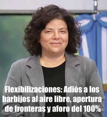 Flexibilizaciones: Adiós a los barbijos al aire libre, apertura de fronteras y aforo del 100%