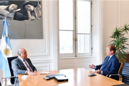 Gustavo Bordet informó un nuevo encuentro con Manzur donde se habló de crear más empleo