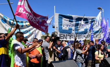 La CGT y movimientos sociales celebraron este lunes el Día de la Lealtad